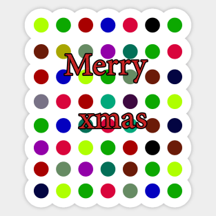merry xmas Sticker